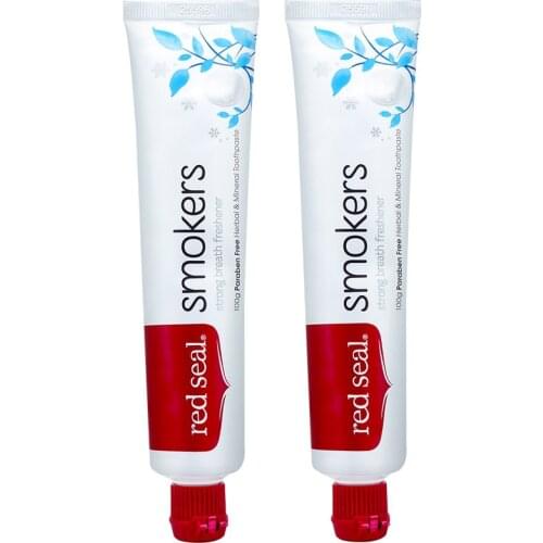 2PCS NewZealand Smokers Toothpaste Removes Stubborn Stains Strong Mint Breath Freshener, Fights Plaque Decay No Harming Dentine