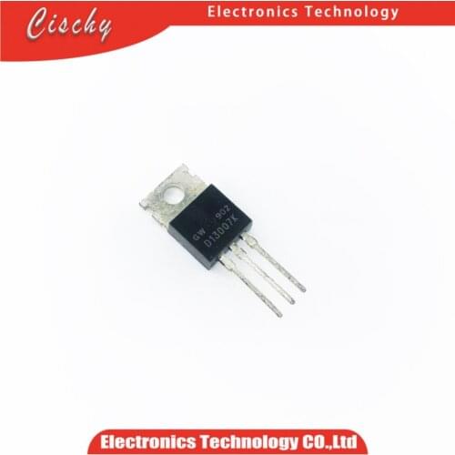 10PCS D13007K D13007 13007 TO-220 Brand switching power supply triode