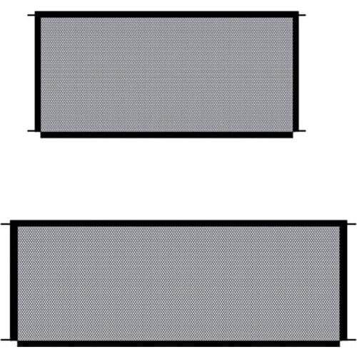 2Pcs Dog Pet Fences Portable Folding Safe Guard Indoor and Outdoor Protection Safety Magic Gate for Dogs Cat Pet Safety Fence Is