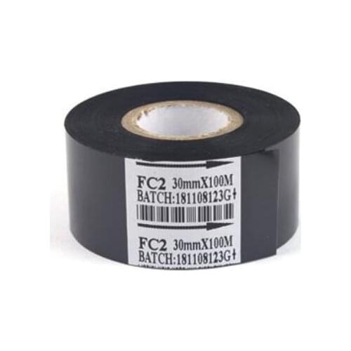 20mm 25mm 30mm 35mm black white blue red ribbon for date print code machine hot stamp Thermal transfer ribbon packaging machine
