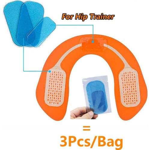 3Pcs/Pack Hydrogel Sticker For Hip Trainer Buttocks Muscle Stimulator Training Replacement Gel Sheet Pads AbS EMS Hip Muscle Gel