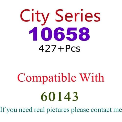 427Pcs 10658 Building Block Toy City Series 60143 Assembled Building Block Childrens Toy Gifts