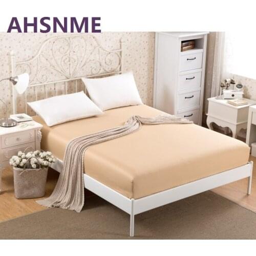 AHSNME 1PCS 100% cotton multi-color multi-size mattress cover (200x220 +25cm)