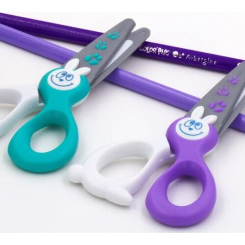 Children Safety Scissors Child handmade paper-cut Small Glass Fiber scissors Won't Hurt Finger