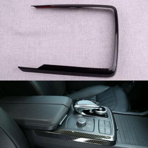 CITALL Central Control Mode Frame Cover Trim Fit for Benz GLE GLS ML GL Class W166 2013-2016 2017 2018 2019 Carbon Fiber Style