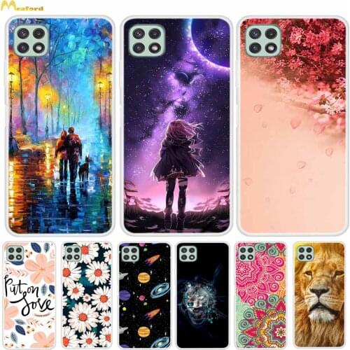 For Samsung A22 5G Case Cartoon Silicone Soft Phone Cover For Samsung Galaxy A22 Case A 22 A226B 4G A225F Coque Clear TPU Bumper
