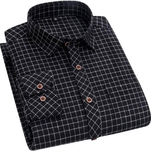 DAVYDAISY 2020 New Autumn Man Shirt Long Sleeved Striped Slim Fit Male Social Causal Business Shirt Men Brand Clothes DS343