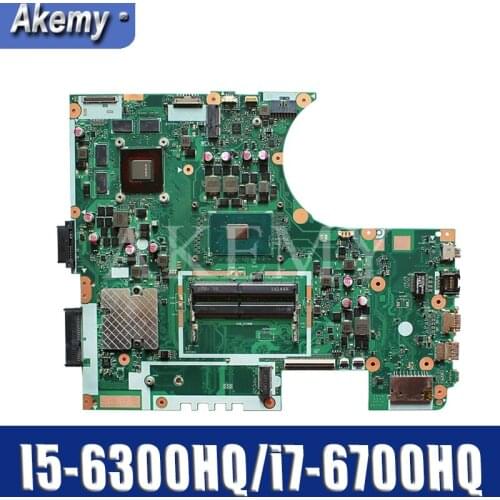 N752VX MB._0M I5-6300 / I7-6700HQ CPU GTX950M laptop motherboard For Asus N752 N752V N752VX laptop Motherboard 90NB0AY0-R00020