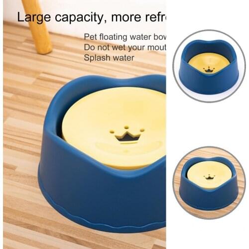 BPA Free Non-slip Dog Food Dispenser Dish PP Puppy Bowl Dust-Proof for Home Use