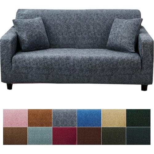 Solid Elastic Sofa Cover Spandex Modern Sofa Covers for Living Room Couch Corner Slipcovers Chair Protector Non Slip Sofa Cover