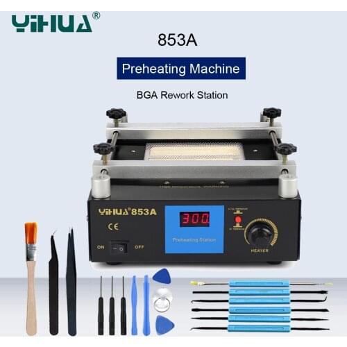 YIHUA Preheat Soldering Station Constant Temperature Lead-Free BGA Rework Station PCB Desoldering IR Preheating Heating Machine