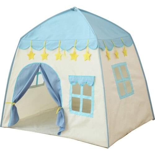 Birthday Gift Princess Castle Indoor Outdoor Children Garden Portable Kids Playhouse Polyester Imagination Game Large Play Tent