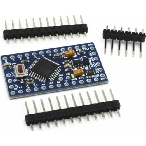 Pro Mini 328 Mini 3.3V/8M 5V/16M ATMEGA328 ATMEGA328P-AU 3.3V/8MHz 5V/16MHZ for Arduino