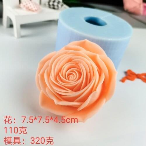 PRZY silicone mold peony flower mold peony flower soap mold candle mold bouquet making clay resin rubber