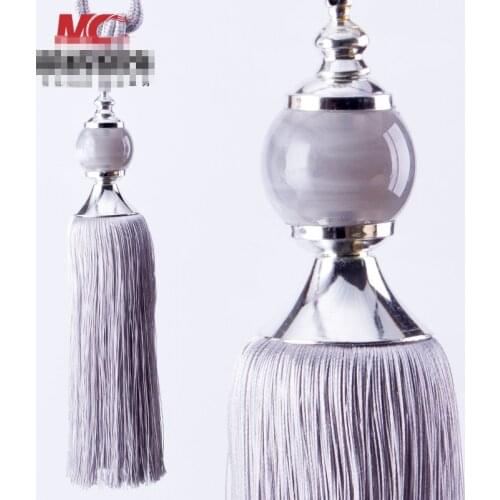 2 sets luxury Home Decoration Curtain series accessories Hanging belt series Ball curtains Crystal hanging tassels accessories b