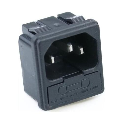 AC power socket with fuse plug male host chassis socket industrial socket