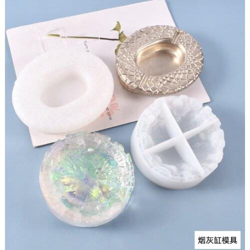 DIY Crystal Epoxy Resin Mold Birds Nest AshtrayMountain Ashtray Silicone Mold For Resin