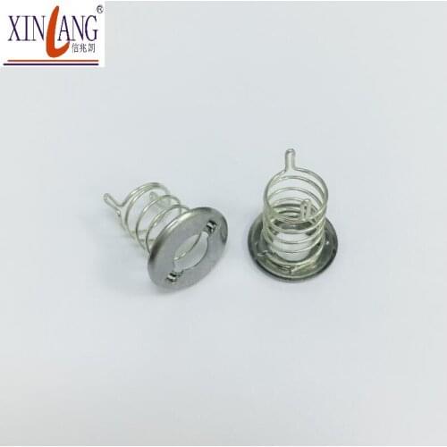 Touch buffer spring ( for PCB) with metal plate, double end