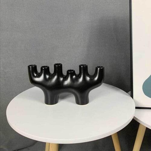 Nordic Home Decoration Accessories Modern Ceramics Vase Flower Vases for Homes Vases for Flowers Living Room Ornaments Tabletop