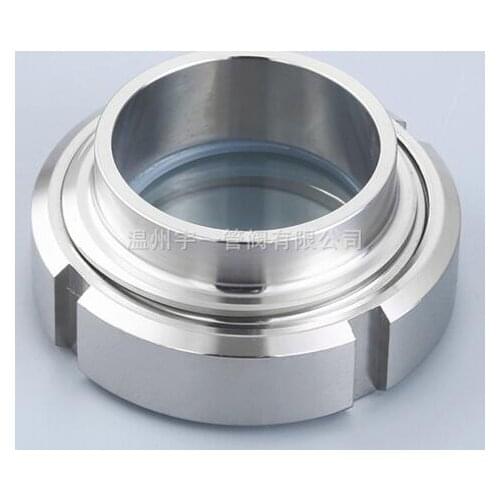 Free shipping 4" 102mm 304 Stainless Steel Union type Sight Glass