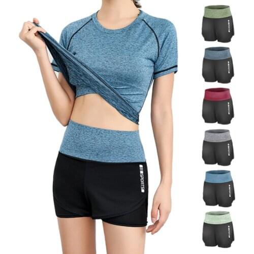 High Waist Sport Pants Biker Women Athletic Running Sweat Short Trousers Yoga Workout Gym Jogger Tights Fitness 3XL Black Shorts