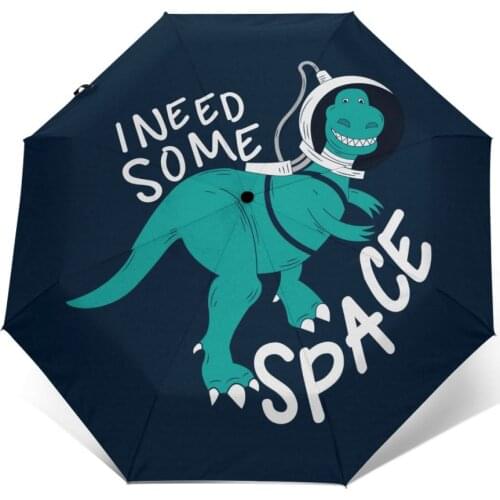 Wind Resistant Folding Automatic Umbrella Women Auto Cute Dinosaur Windproof Umbrellas Rain For Men Parasol