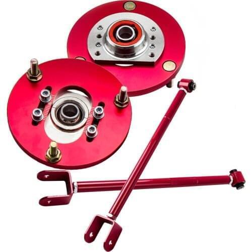 Rear Coilover Camber Plate + Control Arms For BMW E46 3 Series 316 318 320 323 325 330 M3 1998-2005