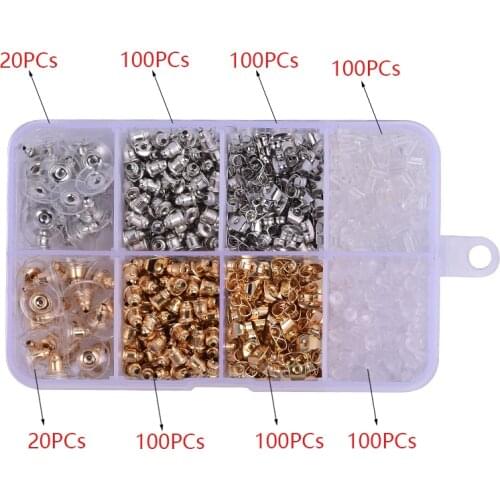 Earring Backs Earring Making Plugging Blocked Earring Diy Jewelry Making Mixed ClearSilicone Jewelry Accessories manualidades