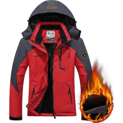 Winter Skiing Hiking Thick Warm Jacket Women Outdoor Sport Thermal Coats Waterproof Camping Climbing Trekking Fleece Jackets