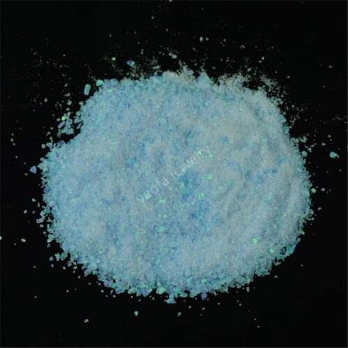 （10g/lot）wholesale synthetic opal crushed/scraps for nail art or jewelry ring making in 78 colors