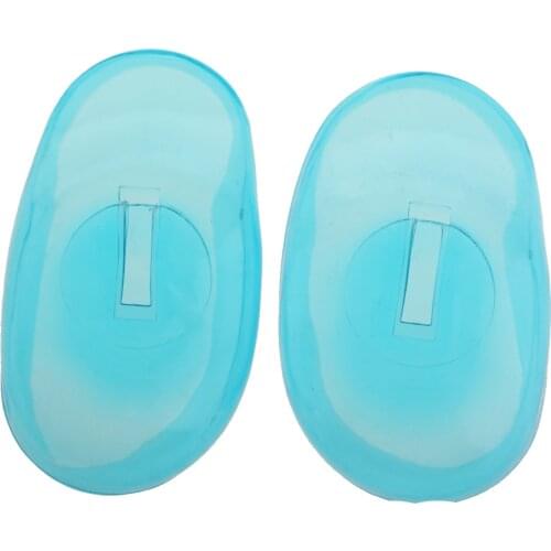 2x Ear Cover for Hair Dye Bath Shower Salon Hairdressing Earmuffs Protectors Waterproof Hair Coloring Ear Protector Cover Caps