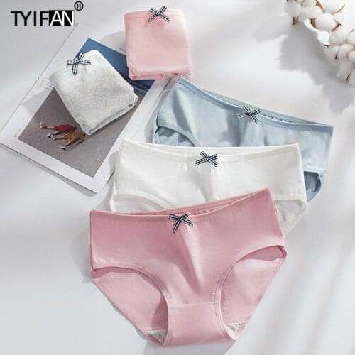 2021 Sexy Womens Panties For Girls Cotton Briefs Lingerie Underwear Sensual Female Free Shipping Shorts Brazilian Lovely Thread