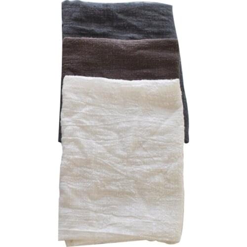 45*65cm Solid Japanese Style Mat Napkin Cotton Linen Dessert Table Napkins Tea Towels Kitchen Dishcloth Placemats 8