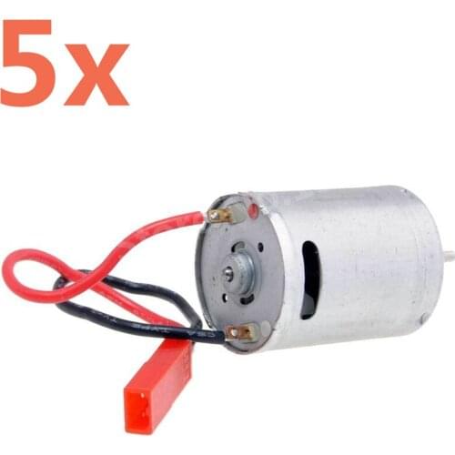 5 Pieces RC Car Metal 370 Motor Series Electric Motors For 1/18 Scale Models Revel 24540 Scorch Hobbico Dromida BX/MT/SC4.18