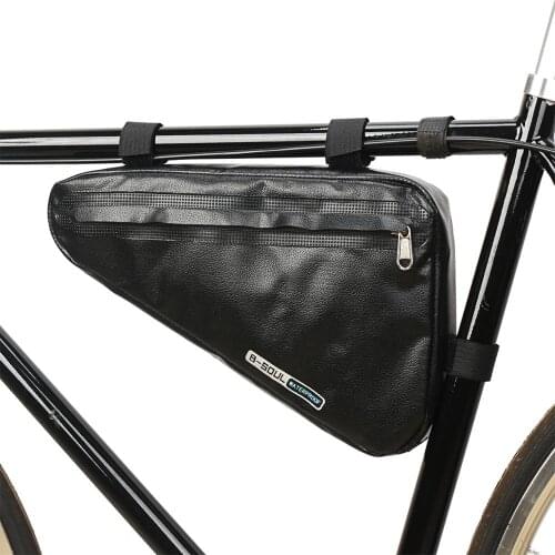 B-SOUL Rainproof Bike Bag Large Capacity Road Frame Bag Triangle Pouch Bag Bicycle Accessories