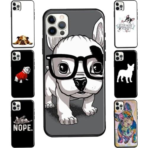French Bulldog Art For iPhone 12 Pro Max 12 mini Case For iPhone 11 Pro XS Max 7 8 Plus SE 2020 X XR Cover