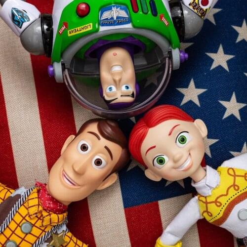 DISNEY Toy Story Woody Jessie Sound emitting Exquisite collect model doll childrens toy movable joints The best gift for Kid