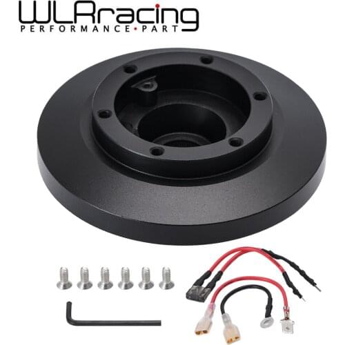 Steering Wheel Short Boss Hub Adapter Kit Black Aluminum Quick Release Hub Adaptor Kit for BMW E36 318 325 328 840 850 E39 M3 Z3