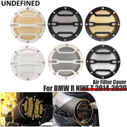 Air Filter Cover Air Intake Filters Covers Motorcycle Accessories Aluminum for BMW R Nine T R9t 2014-2020 Black Glod Silver