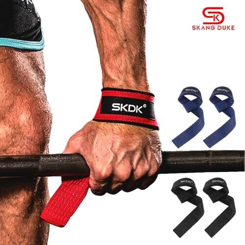 Gym Fitness Weight Lifting Hand Grips Bands Sport Dumbbell Training Wrist Support Ribbon Straps Barbell Pull Up