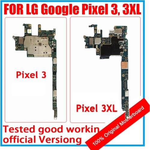 For LG Google Pixel 3, 3XL Motherboard Android OS Installed Motherboard Original Replaced Mainboard With Full Chips 64G/128G