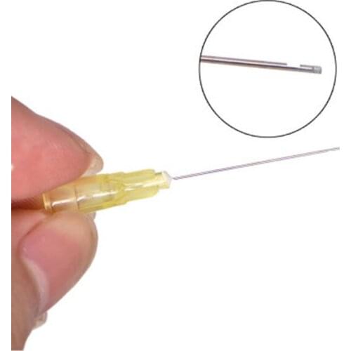 100pcs Dental Endo Irrigation needle tip 25G/27G/30G End-Closed Side Hole Endo Syringe