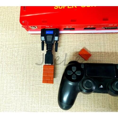 USB to SNK convertor USB port to SNK 15P DB15 Joypad connector for CBOX play the game with PS3 XBOX360 XBOXONE PS4 8BITDO joypad