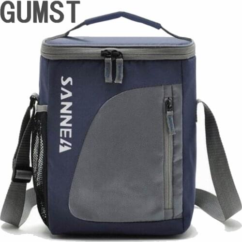 8.8L Cooler Portable Insulated Lunch Bag Nylon Thermal Lunchbox Food Men Picinic Bag Tote Handbags bolsa almuerzo Pink Q278