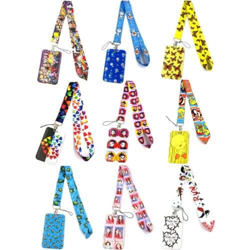 Neck Strap Lanyard for key lanyards card ID Holder Key Chain for Gifts Travel Card Cover Badge Cars Keychain Decorations