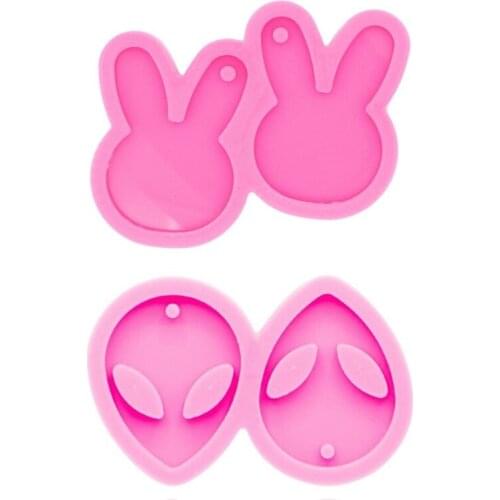 Earrings Epoxy Resin Mold Eardrop Pendant Silicone Mould DIY Crafts Jewelry Tool MXME