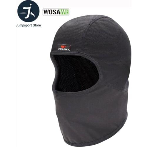 WOSAWE Breathable Mesh Cycling Helmets Inner Caps Anti-Sweat Hat Motorcycle Motocross Racing Ski Under Helmet Lining Mask Caps