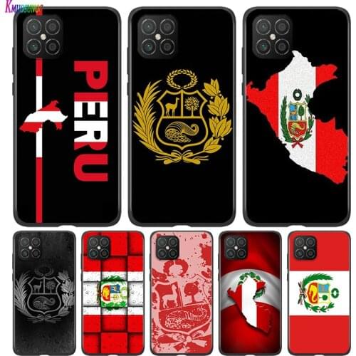 Silicone Cover Peru Flag For Huawei Nova 8 7i 6 5T 5i 5Z 4E 3i 3e 2i SE PRO Lite 4G 5G Phone Case