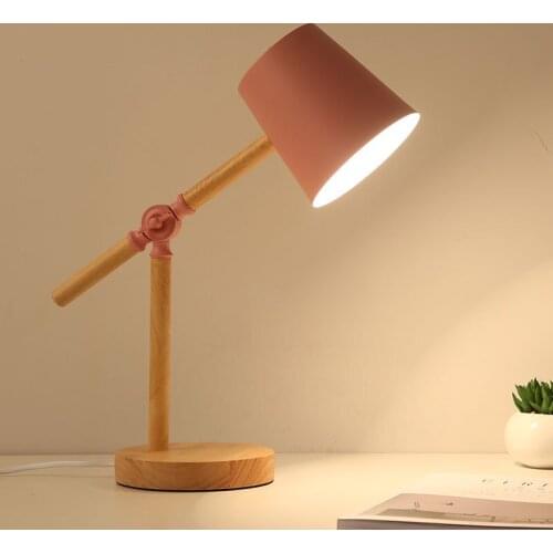 Nordic Table Lamp for Bedroom Modern Bedside Lamp Office Led Desk Lamp Living Room Decoration Kids Book Reading Light ZM109