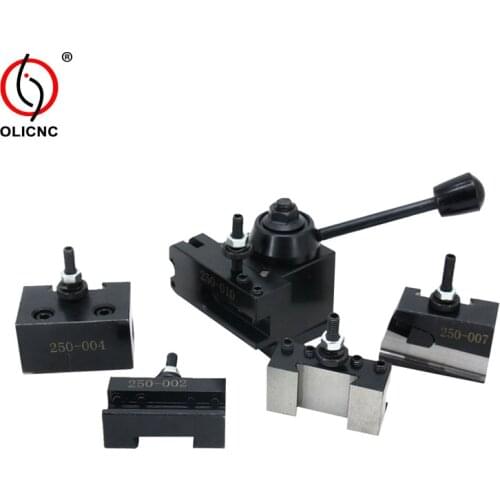 Quick change tool post 250-111 250-222 250-333 250-444 Wedge Type lathe tool post quick change lathe tool post